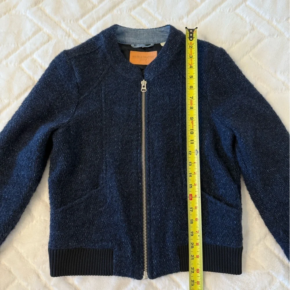 Levis Made & Crafted Jacket Womens XS Blue Wool Alpaca - Picture 7 of 16